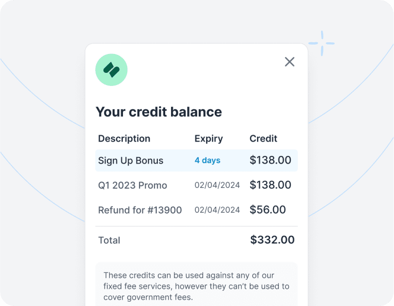Sprintlaw Credits