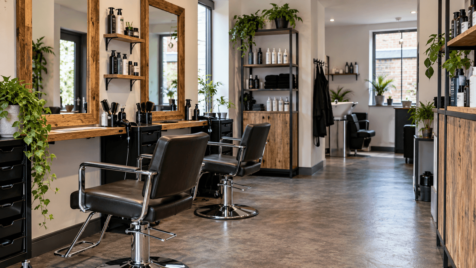 Who handles safety in a shared salon workspace?